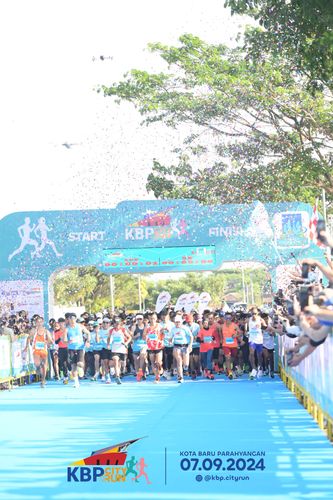 Race photo from KBP City Run 2024