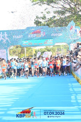 Race photo from KBP City Run 2024