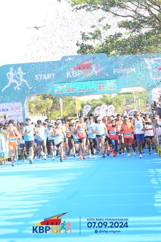 Race photo from KBP City Run 2024
