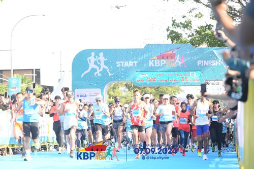 Race photo from KBP City Run 2024