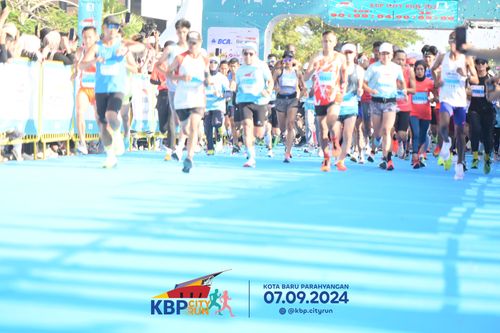 Race photo from KBP City Run 2024