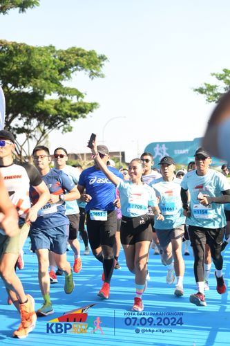 Race photo from KBP City Run 2024