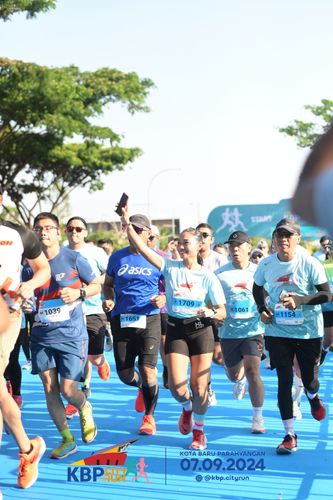 Race photo from KBP City Run 2024