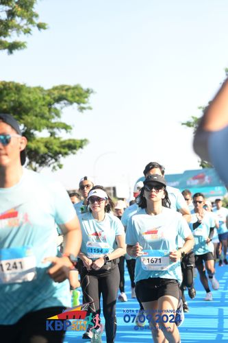 Race photo from KBP City Run 2024