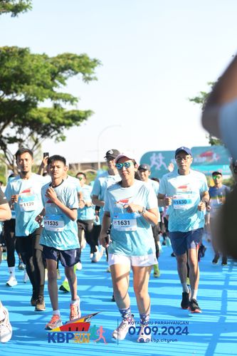 Race photo from KBP City Run 2024