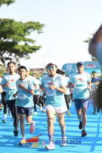 Race photo from KBP City Run 2024