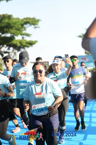 Race photo from KBP City Run 2024