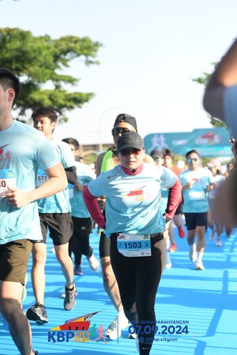 Race photo from KBP City Run 2024