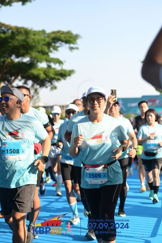 Race photo from KBP City Run 2024
