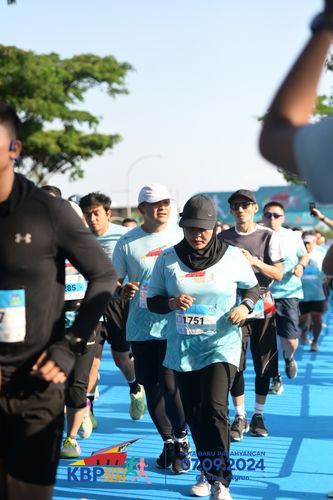 Race photo from KBP City Run 2024