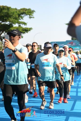Race photo from KBP City Run 2024