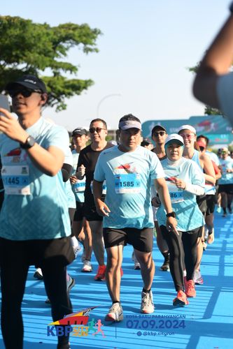Race photo from KBP City Run 2024
