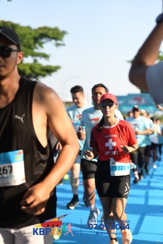 Race photo from KBP City Run 2024