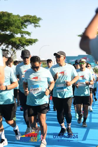 Race photo from KBP City Run 2024