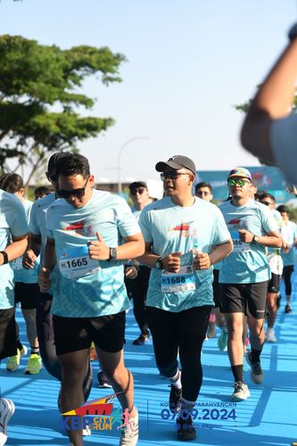 Race photo from KBP City Run 2024