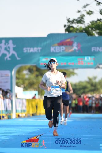 Race photo from KBP City Run 2024