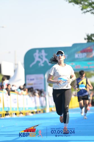 Race photo from KBP City Run 2024