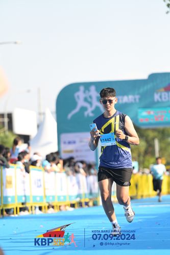 Race photo from KBP City Run 2024