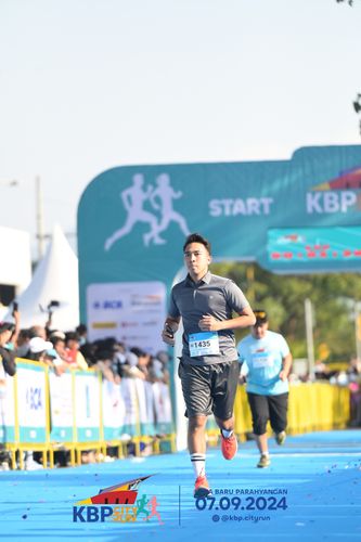 Race photo from KBP City Run 2024