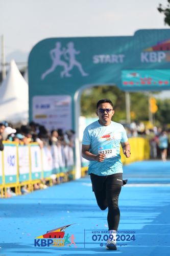 Race photo from KBP City Run 2024