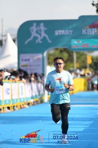 Race photo from KBP City Run 2024