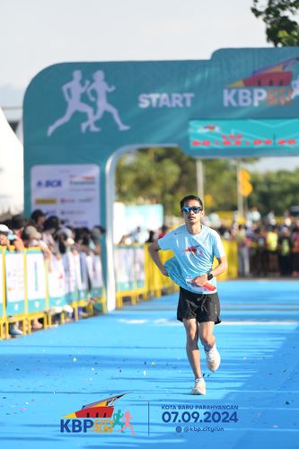 Race photo from KBP City Run 2024