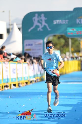 Race photo from KBP City Run 2024