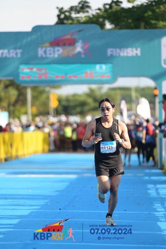 Race photo from KBP City Run 2024