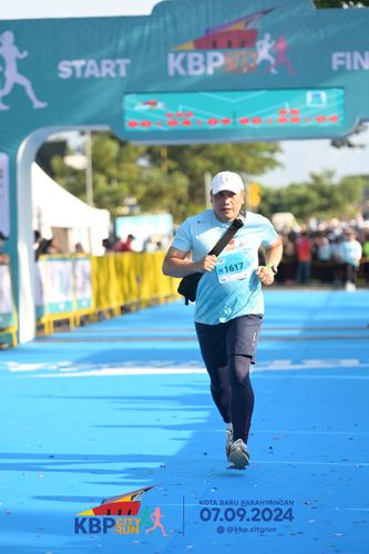 Race photo from KBP City Run 2024