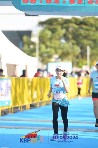 Race photo from KBP City Run 2024