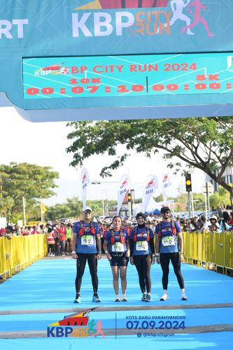 Race photo from KBP City Run 2024