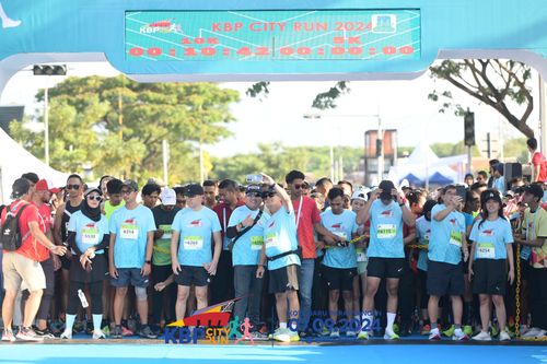 Race photo from KBP City Run 2024