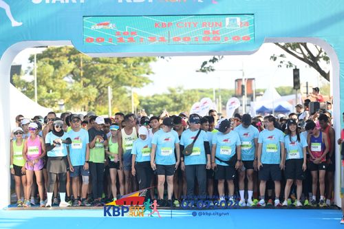 Race photo from KBP City Run 2024