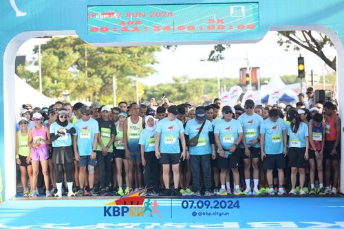 Race photo from KBP City Run 2024