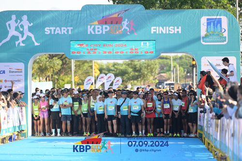 Race photo from KBP City Run 2024