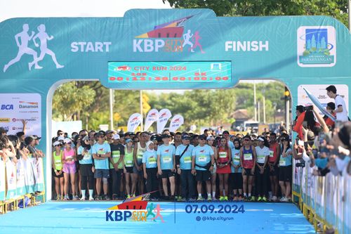 Race photo from KBP City Run 2024