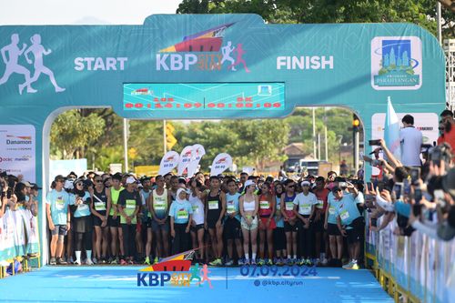 Race photo from KBP City Run 2024
