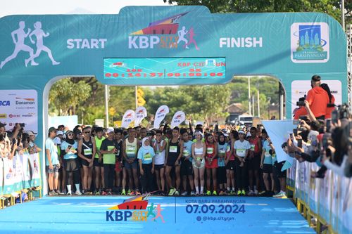 Race photo from KBP City Run 2024