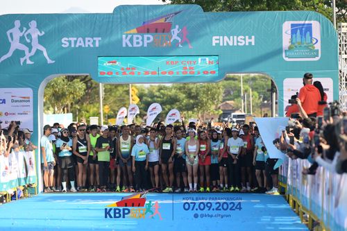 Race photo from KBP City Run 2024