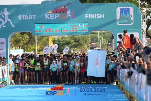 Race photo from KBP City Run 2024