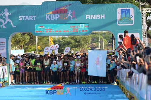 Race photo from KBP City Run 2024