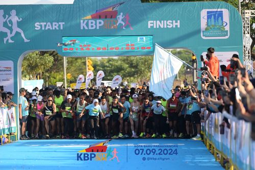 Race photo from KBP City Run 2024