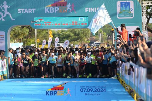 Race photo from KBP City Run 2024