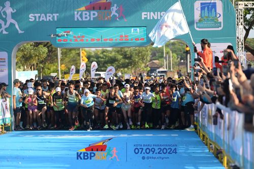 Race photo from KBP City Run 2024