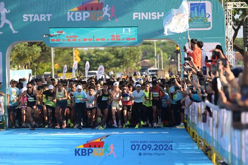 Race photo from KBP City Run 2024
