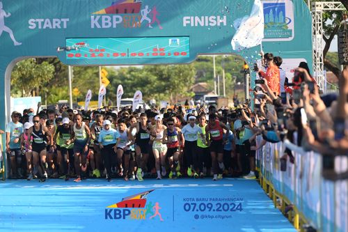 Race photo from KBP City Run 2024