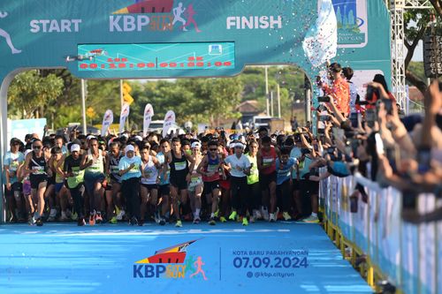 Race photo from KBP City Run 2024