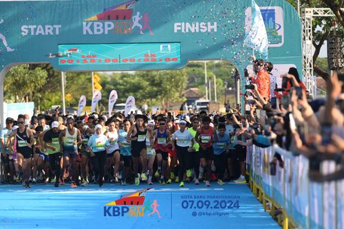 Race photo from KBP City Run 2024