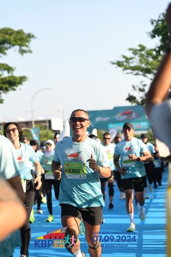 Race photo from KBP City Run 2024