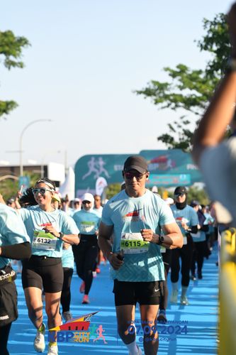 Race photo from KBP City Run 2024